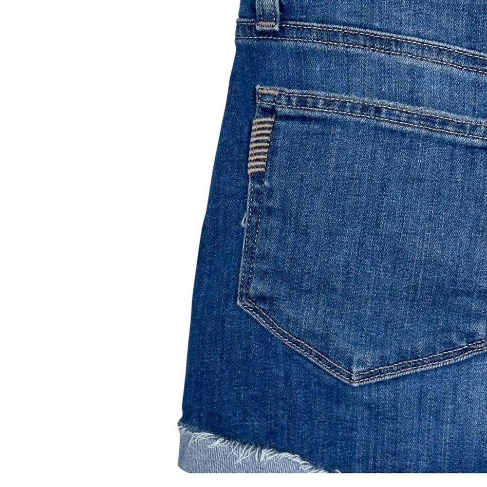 PAIGE Jimmy Jimmy‎ Short Dillian Blue Denim Raw Cuff Shorts Size 29 WJ435 - Picture 6 of 9